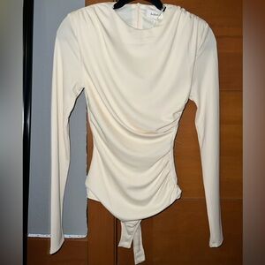 Bohme Cream Long Sleeve Bodysuit